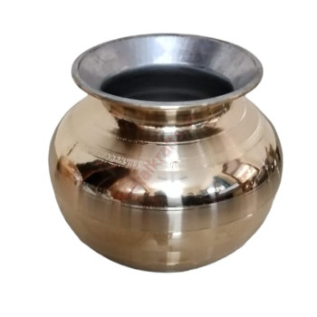 Brass Apple Pot| Vessals| pongal Panaai Brass Apple Pot| Vessals| pongal Panaai